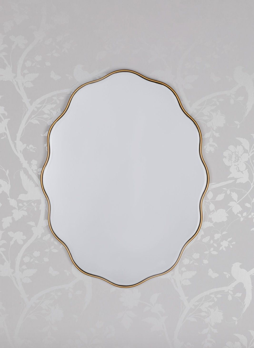 Medora Mirror - Matte Gold - Oval and Round