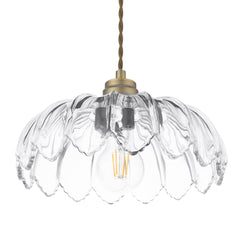 Bexwell Pendant Matt Antique Brass and Glass