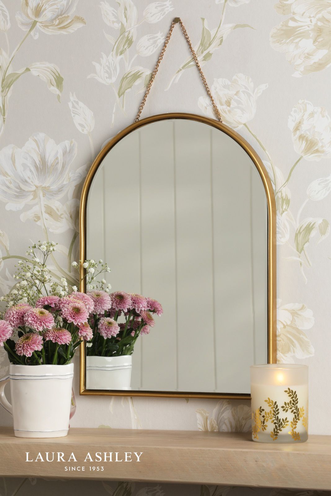 Roughton Mirror Polished Brass 40 X 29cm