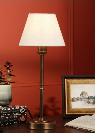 Denston Table Lamp Antique Bronze With Shade