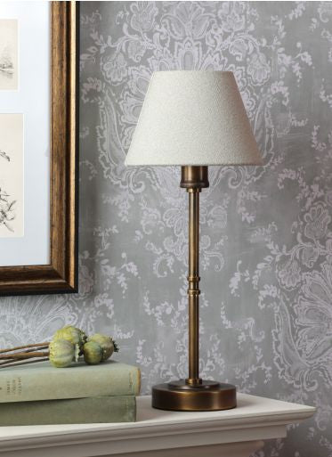 Denston Table Lamp Antique Bronze With Shade