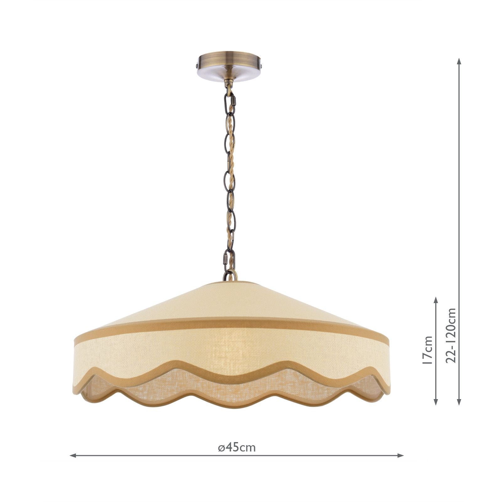 Buckenham Pendant Rattan