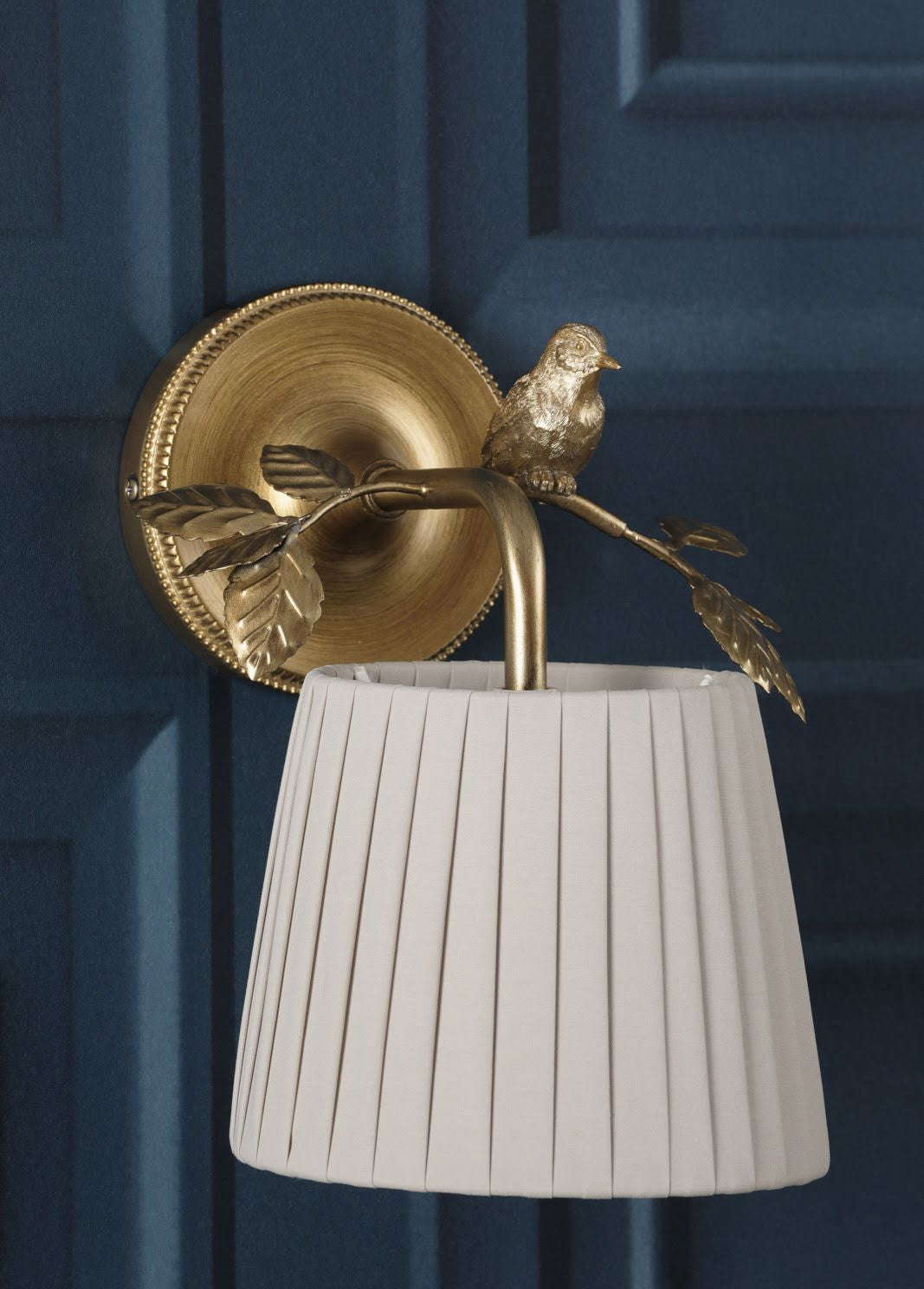 Egelton Wall Light Aged Brass With Shade