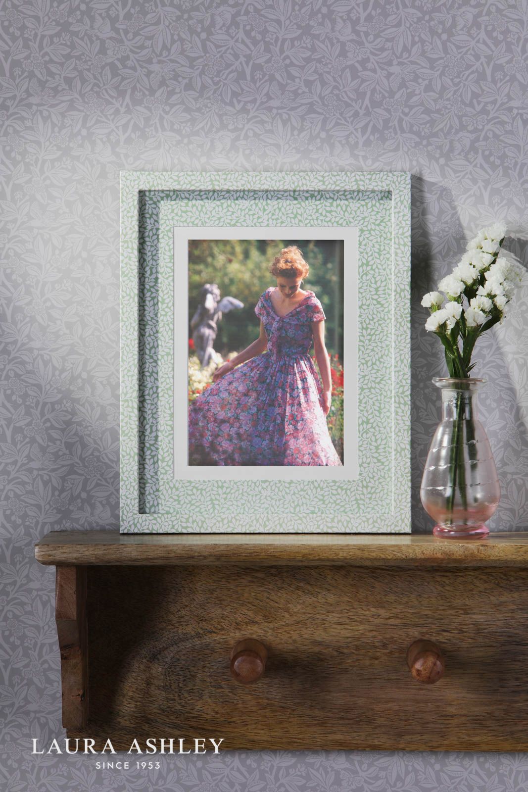 Laura Ashley Little Vines Photo Frame Green 5" x 7"