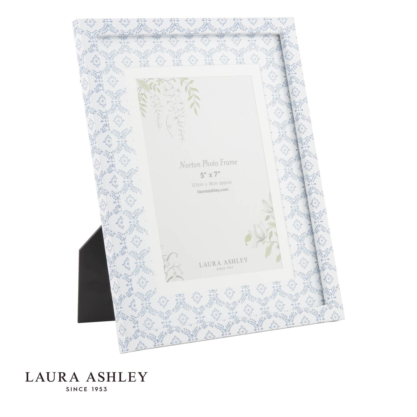 Laura Ashley Norton Photo Frame Blue 5" x 7"