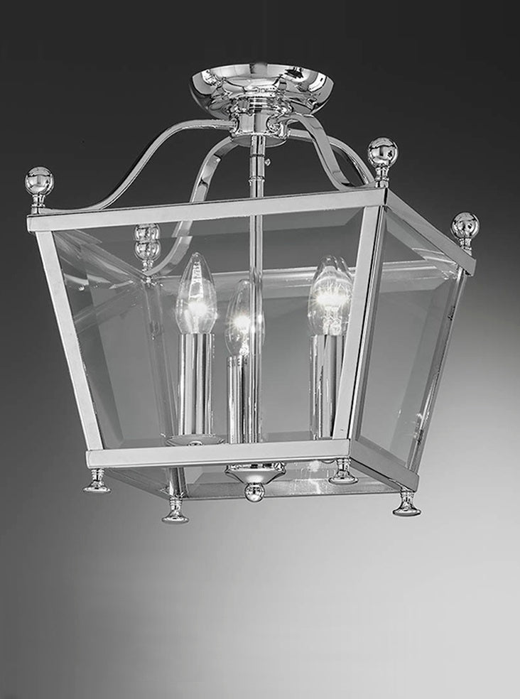 Atticus 3Lt Ceiling Flush - Chrome Finish
