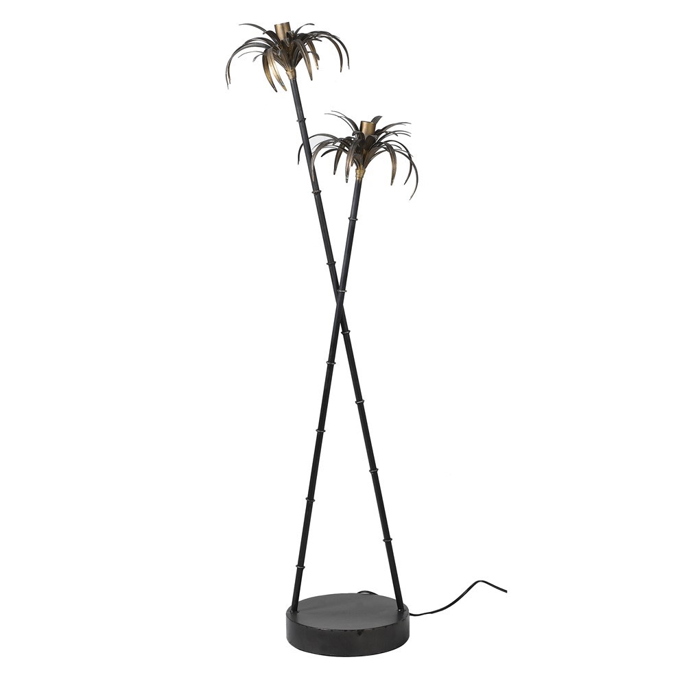 Aurora Palm Floor Lamp E14 BLACK