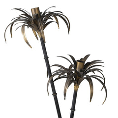 Aurora Palm Floor Lamp E14 BLACK