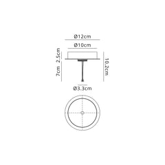 Segal IP44 Pendant - Various Sizes and Colours