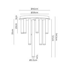 Segal IP44 Ceiling Light- Various Sizes and Colours
