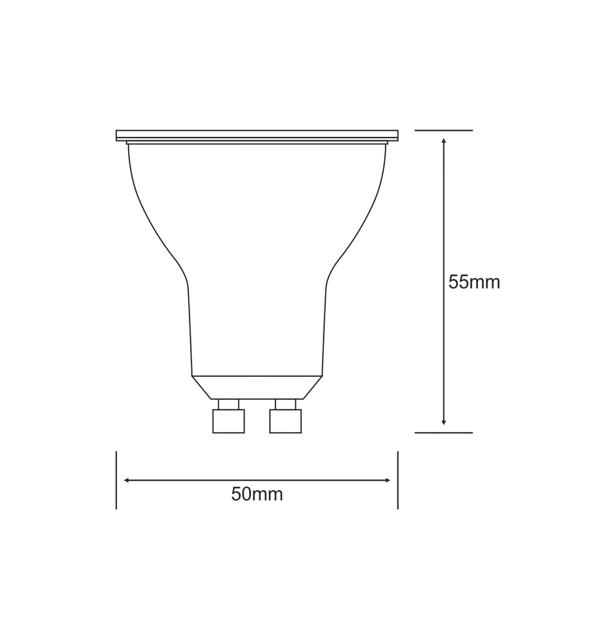 LED GU10 7W/ 8W  White Bulb 6400K
