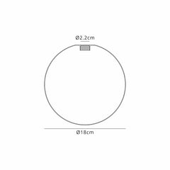 Seville 1LT IP20 18cm Single Pendant - Various Colours