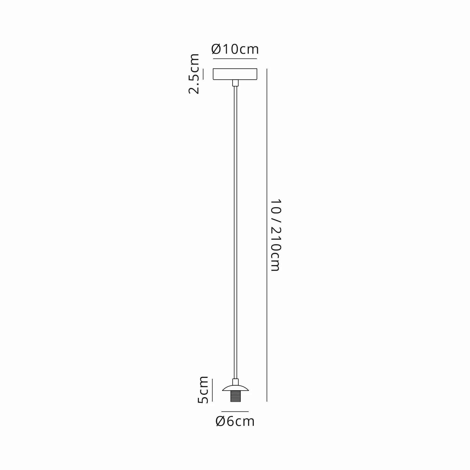 Seville 1LT IP20 18cm Single Pendant - Various Colours