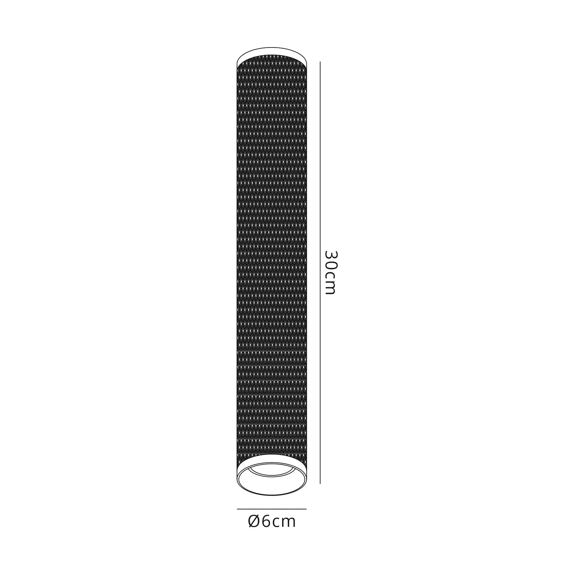 Cylo 11/20/30cm Surface Mounted Ceiling Light, 1 x GU10