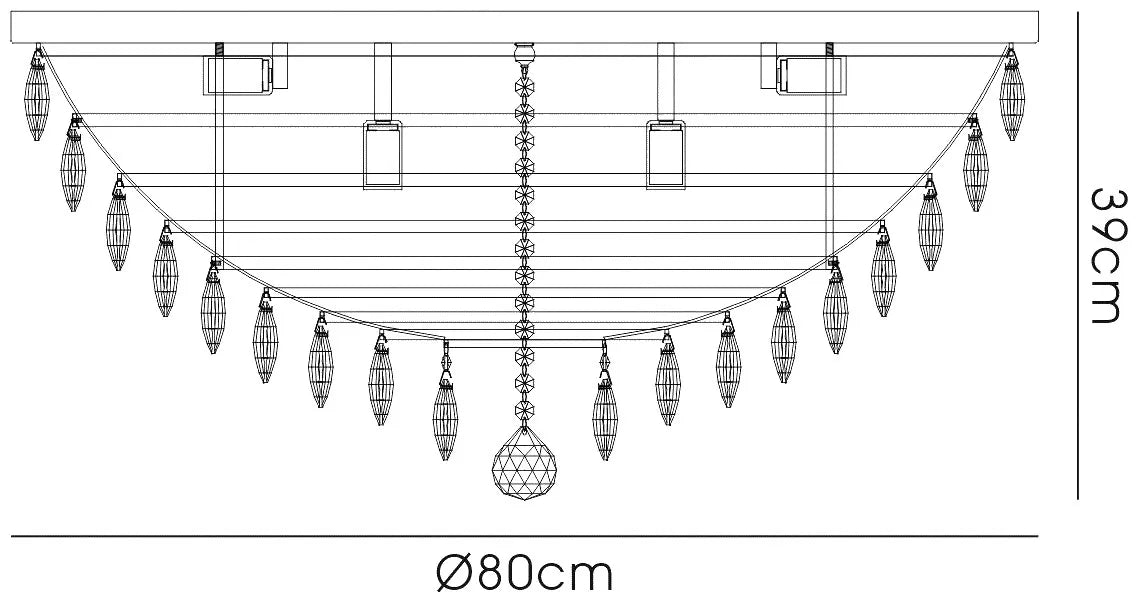 Consten Flush Ceiling E14