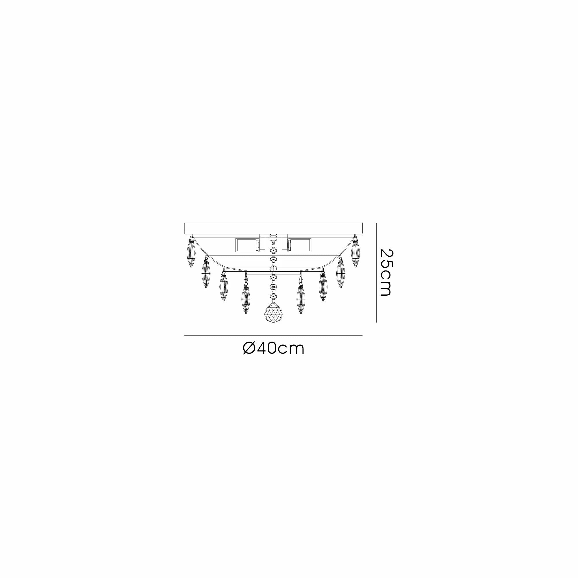 Consten Flush Ceiling E14
