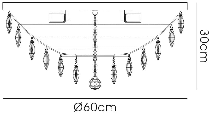 Consten Flush Ceiling E14