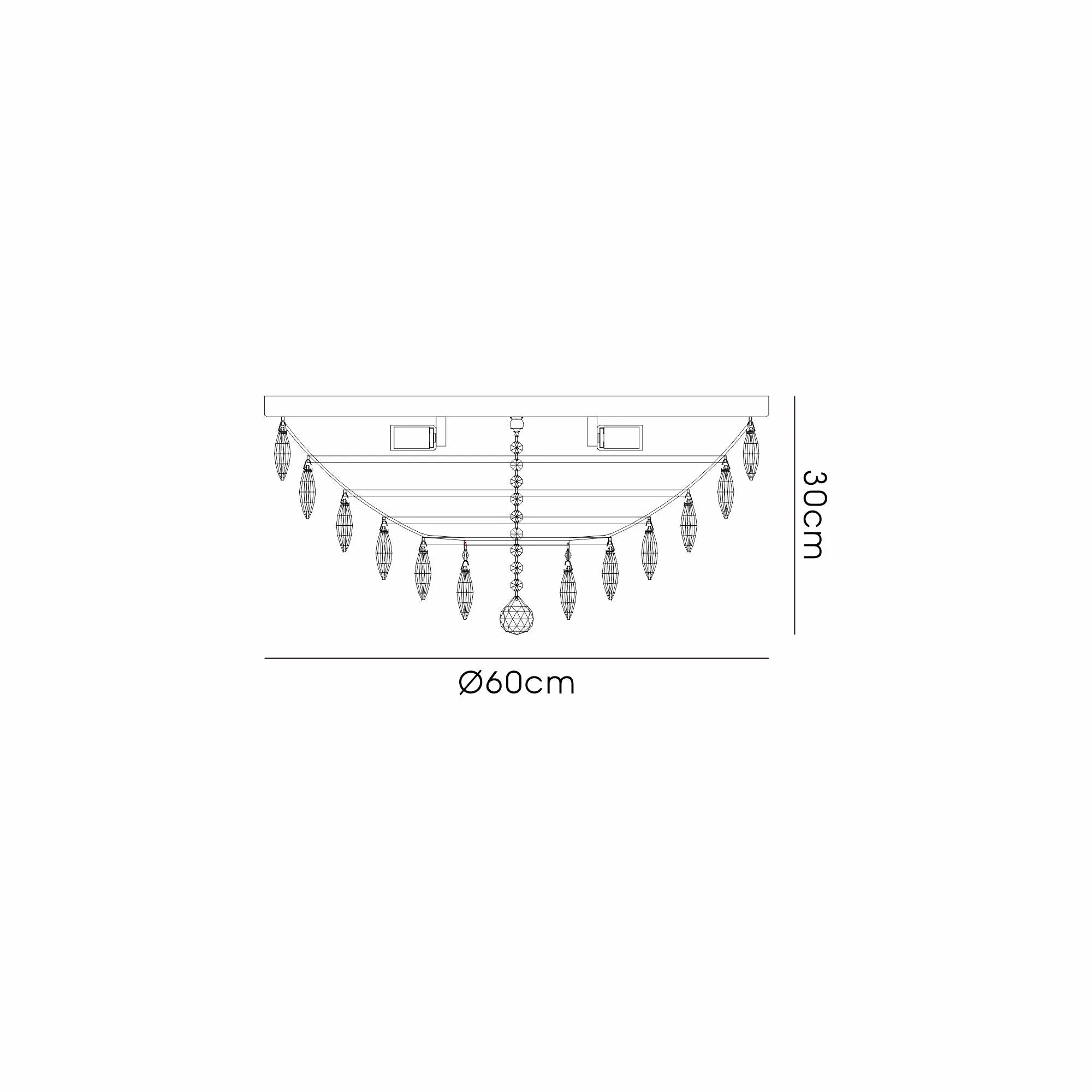 Consten Flush Ceiling E14