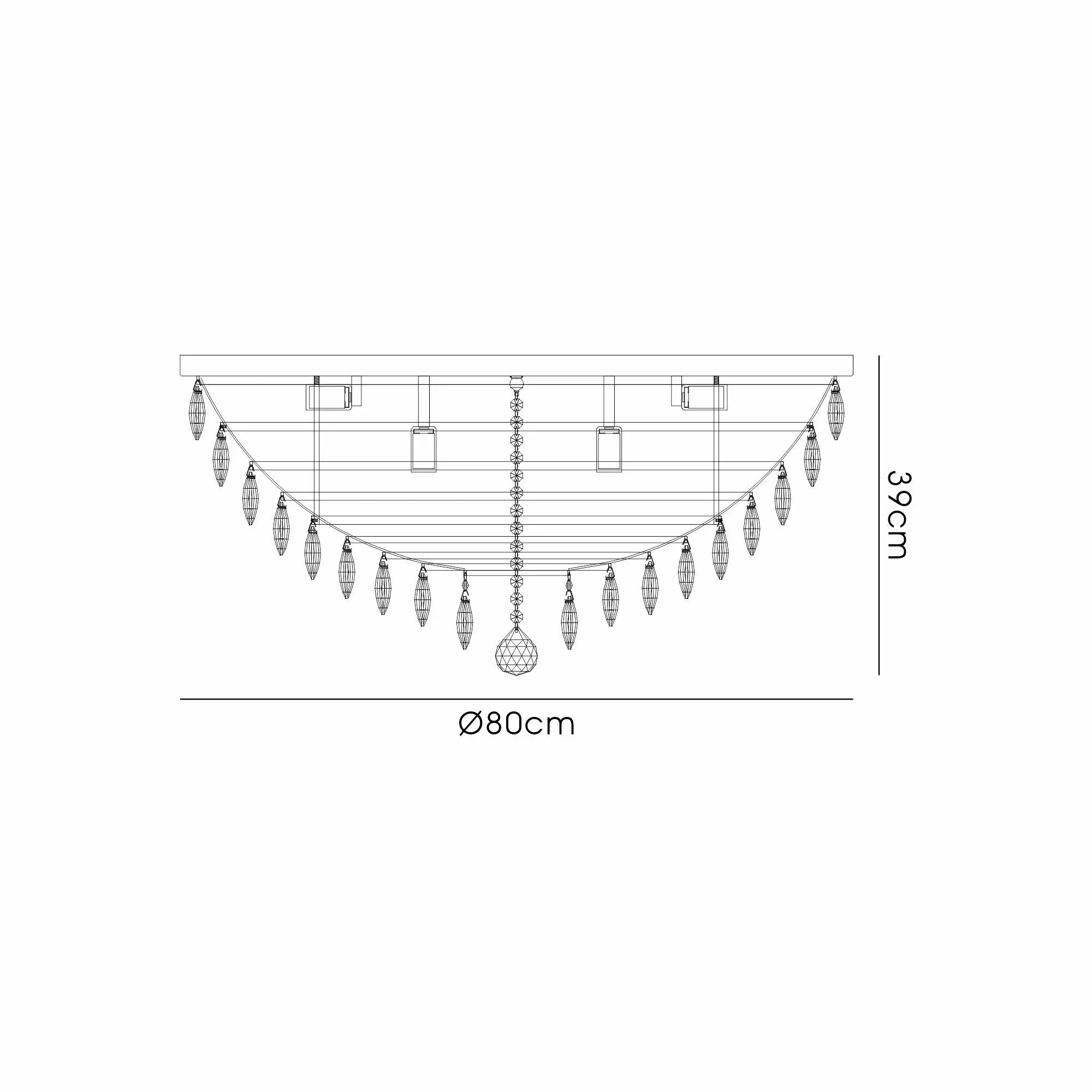 Consten Flush Ceiling E14