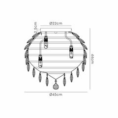 Consten Ceiling Light G9 IP44