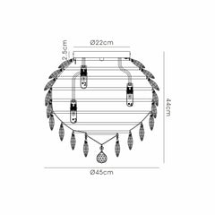 Consten Ceiling Light G9 IP44