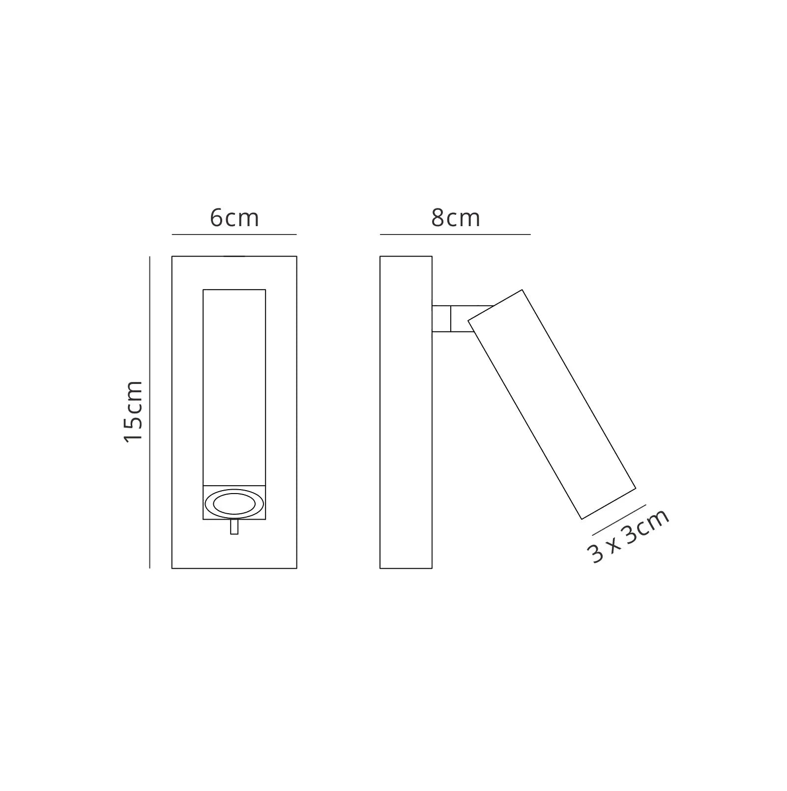 Tarifa 1Lt Reading Light - Various Finish
