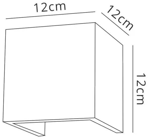 Taos IP65 LED Up/Down Light - Grey/White Cement