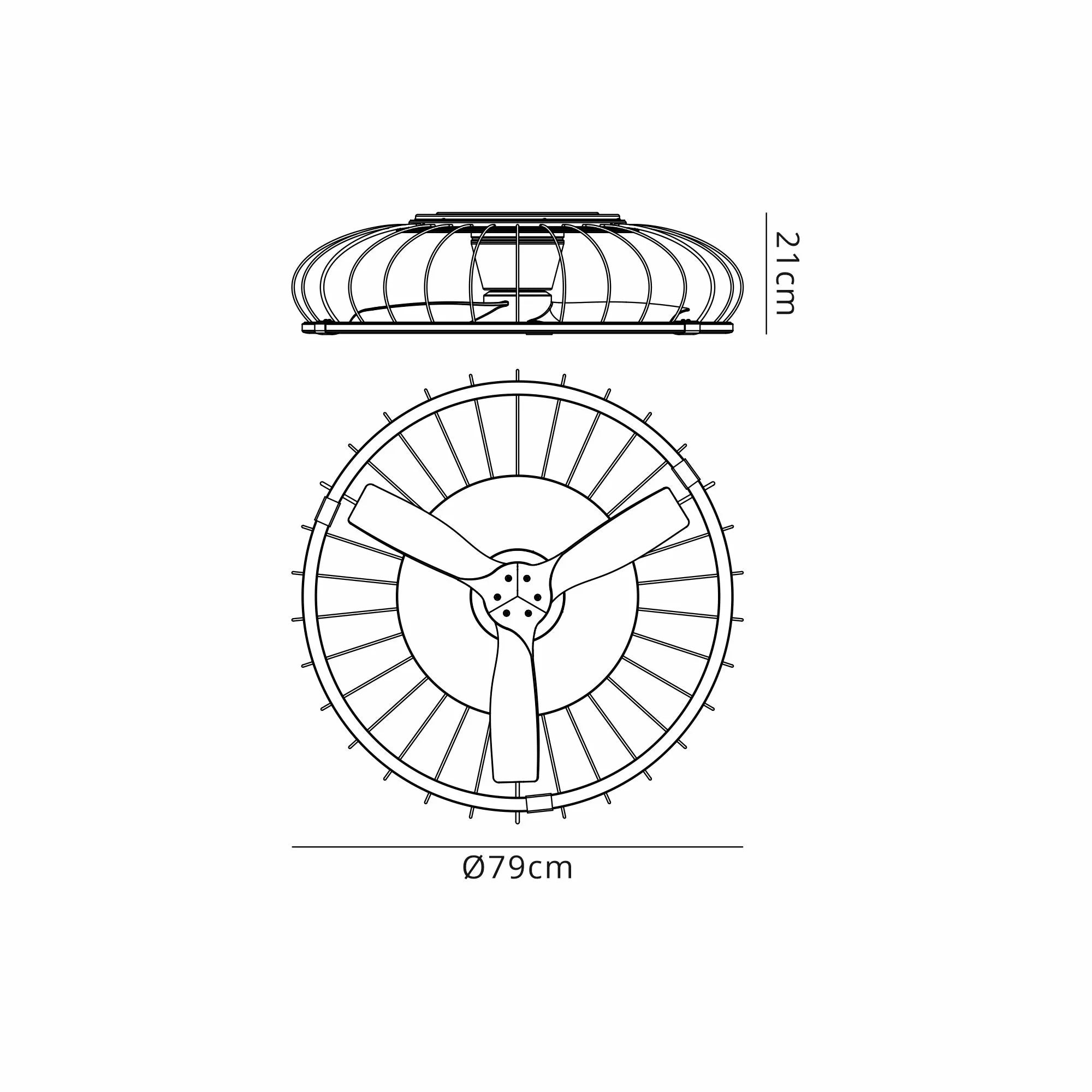 Nature LED Fan w/ App & Remote Control - Various Colours