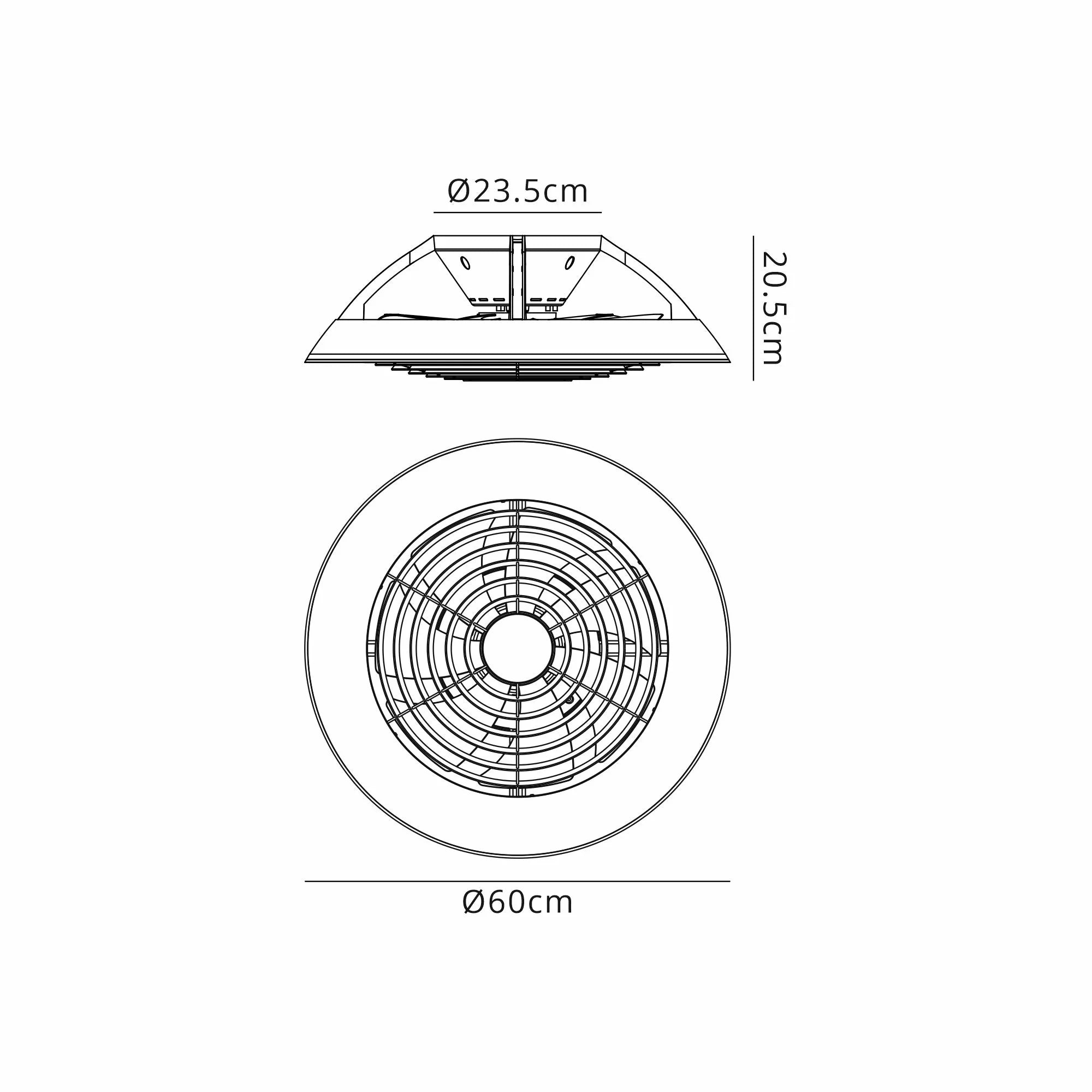 Samoa LED Fan W/ Remote Control - White