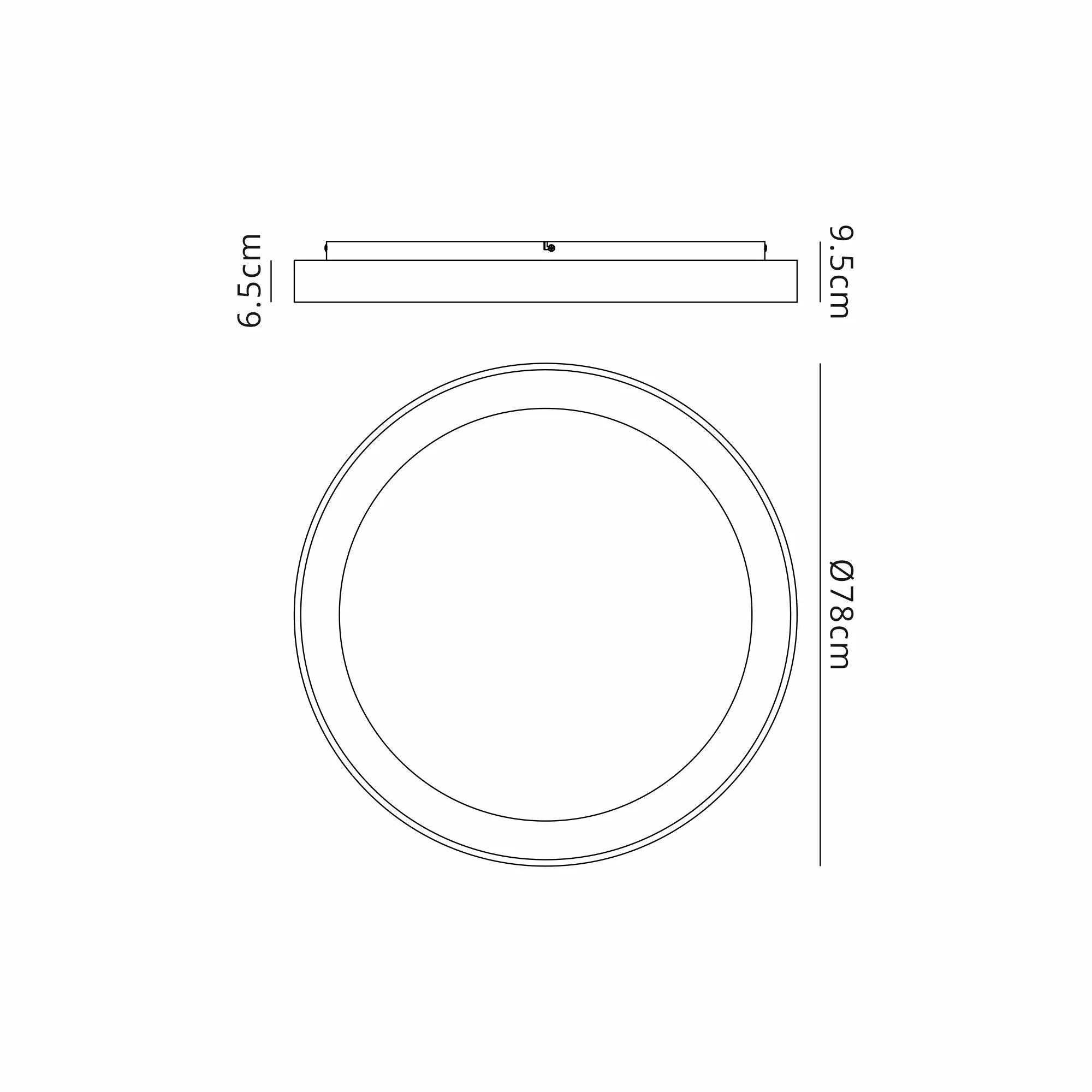 Niseko Ring LED Ceiling Light- Various Finishes & Sizes