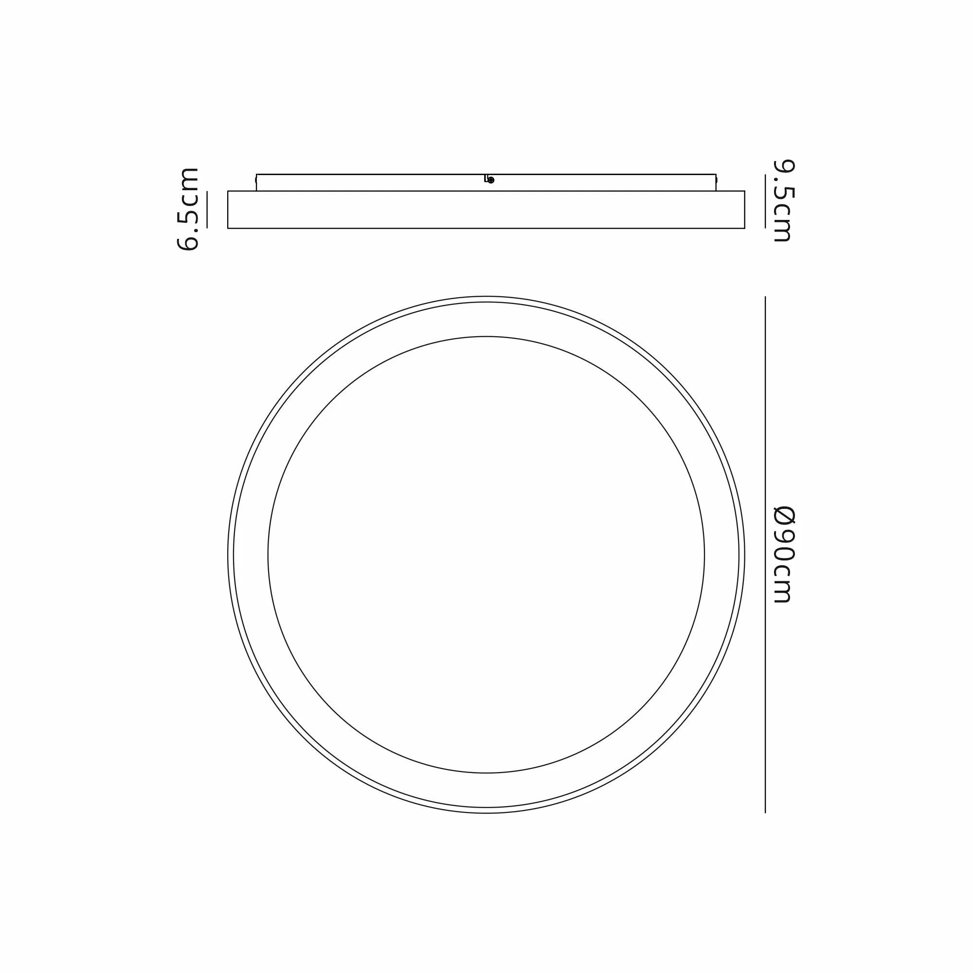 Niseko Ring LED Ceiling Light- Various Finishes & Sizes