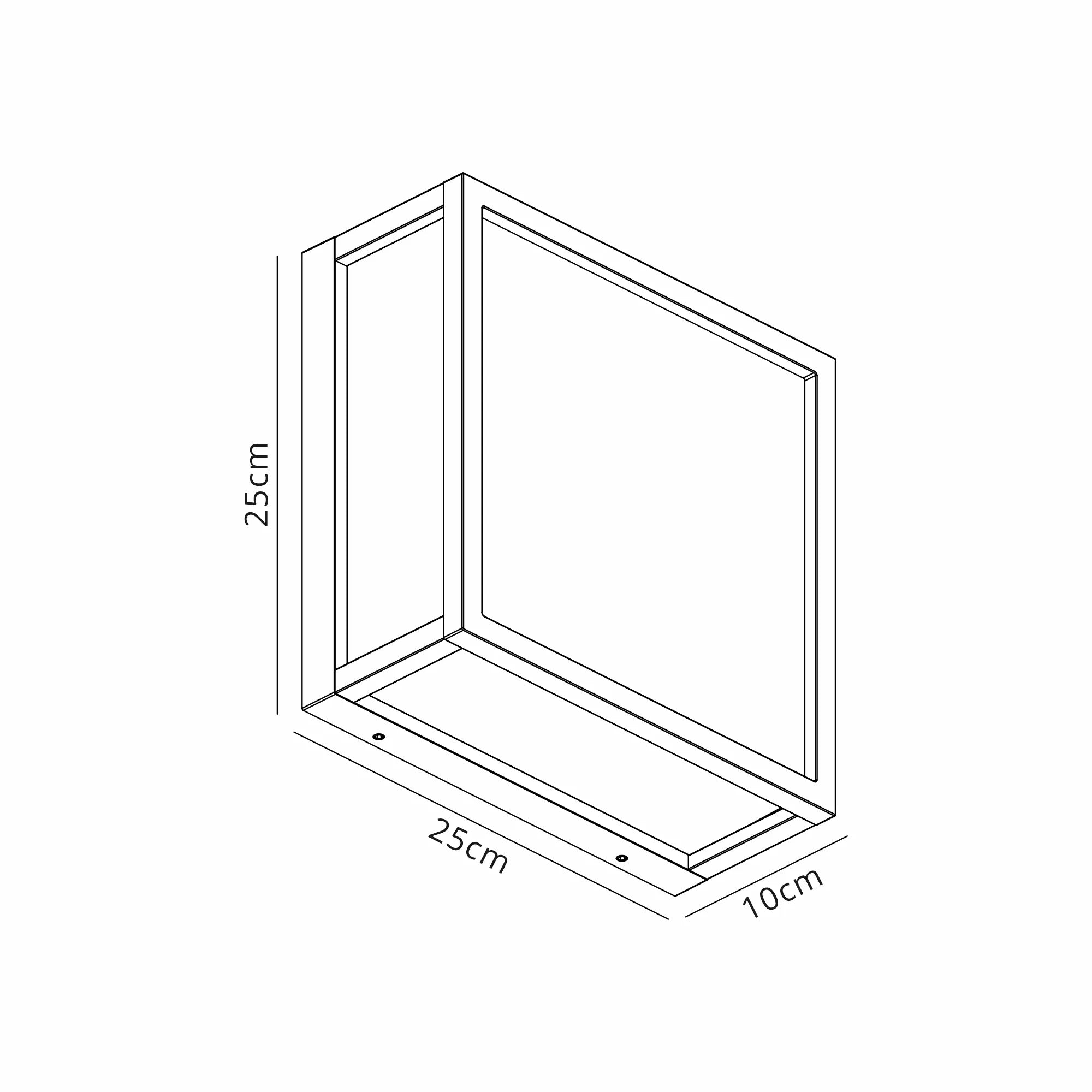 Utah Flush Ceiling Light  IP65- Various Finishes