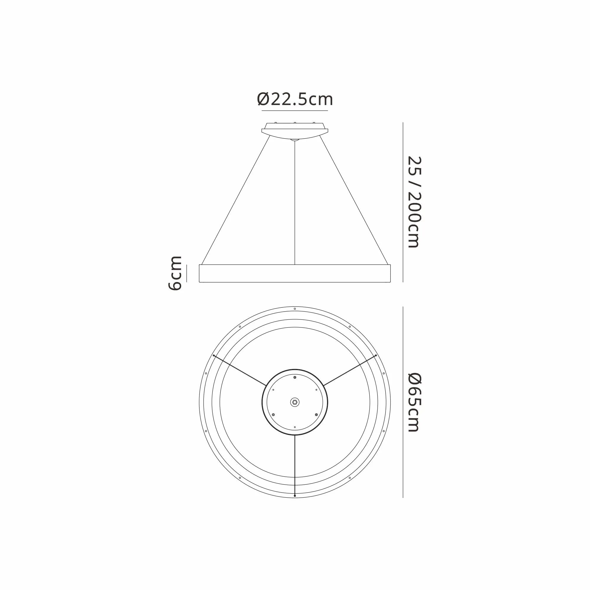Niseko II Ring Pendant  Tuneable Remote Control & APP 3yrs Warranty- Various Finishes & Colours