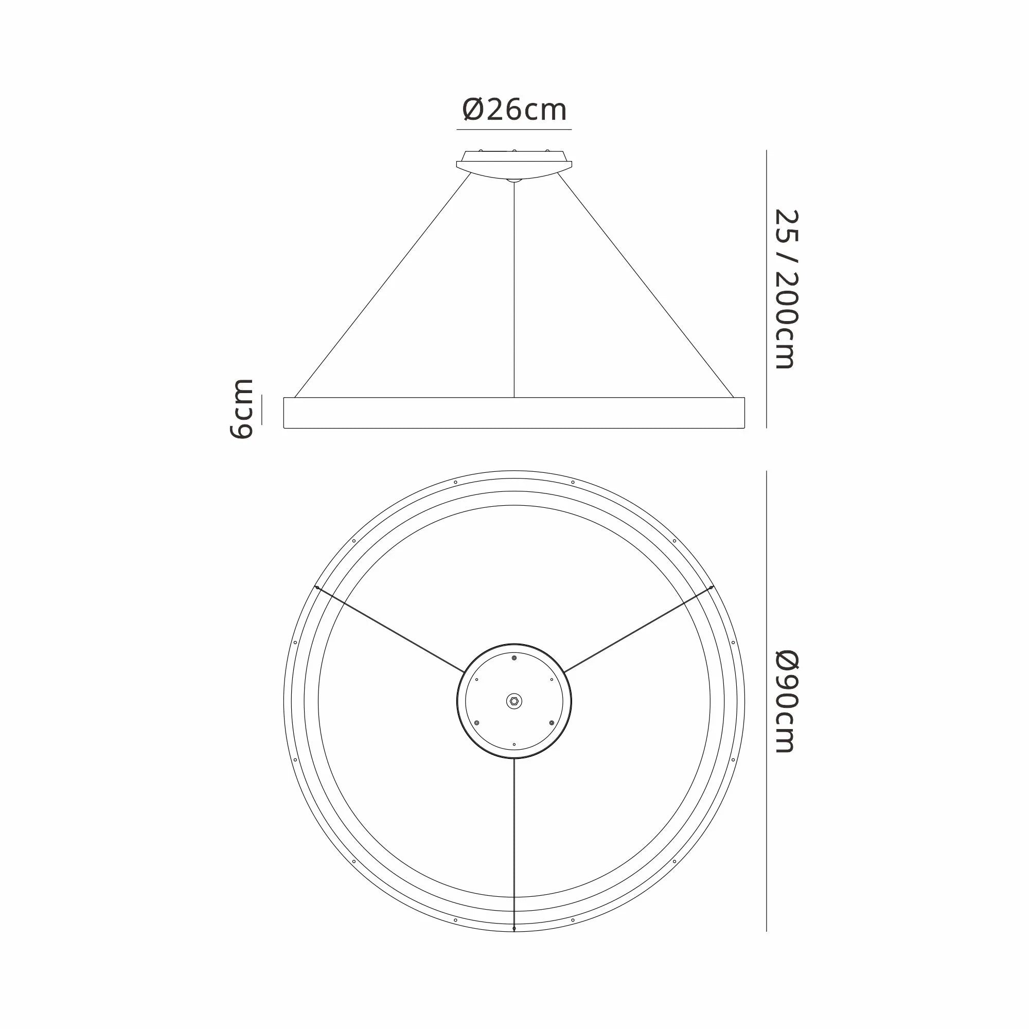 Niseko II Ring Pendant  Tuneable Remote Control & APP 3yrs Warranty- Various Finishes & Colours