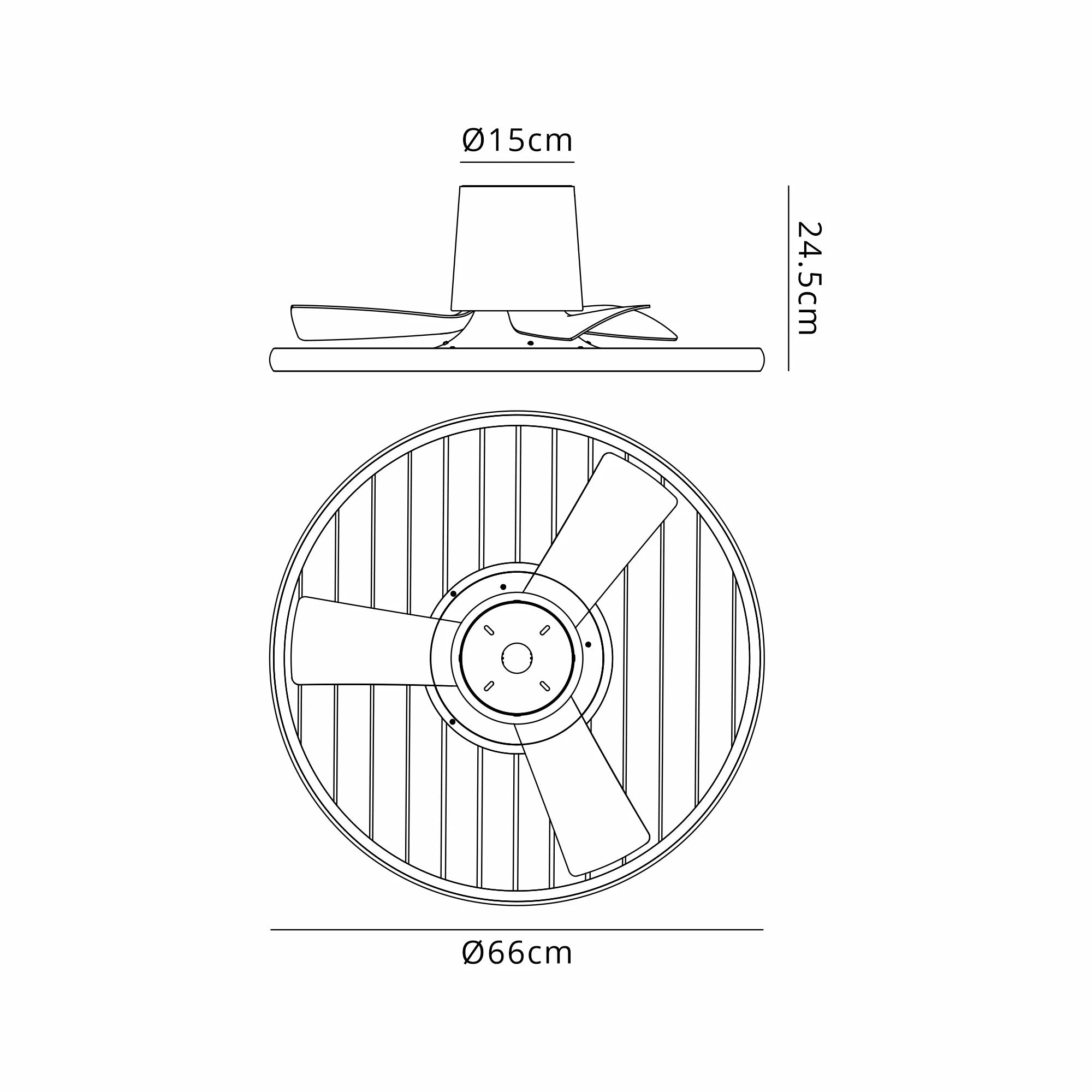 Soho LED Fan w/ App & Remote Control - Various Colours