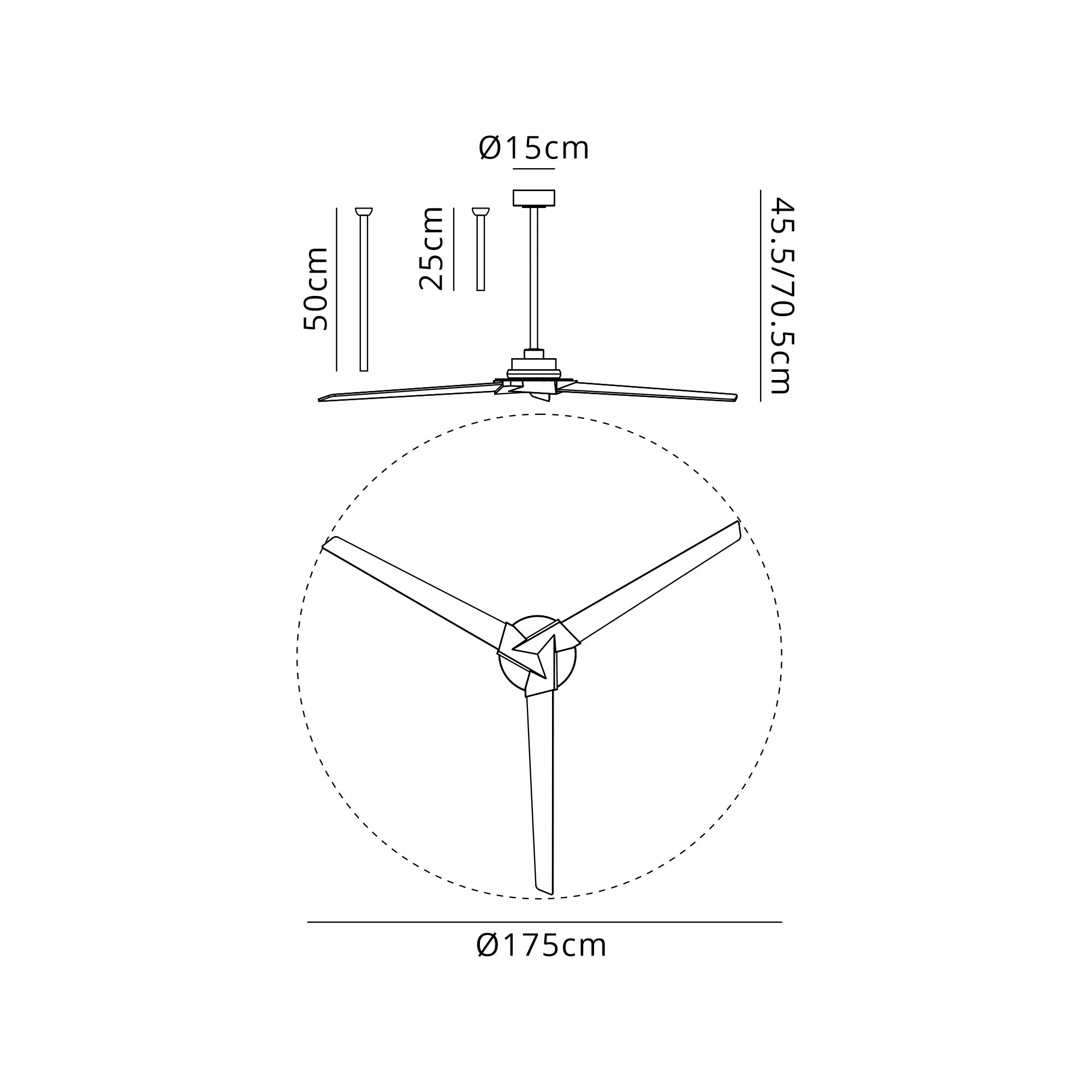Brisa LED Fan IP44 Light W/ App & Remote Control - Various Colours