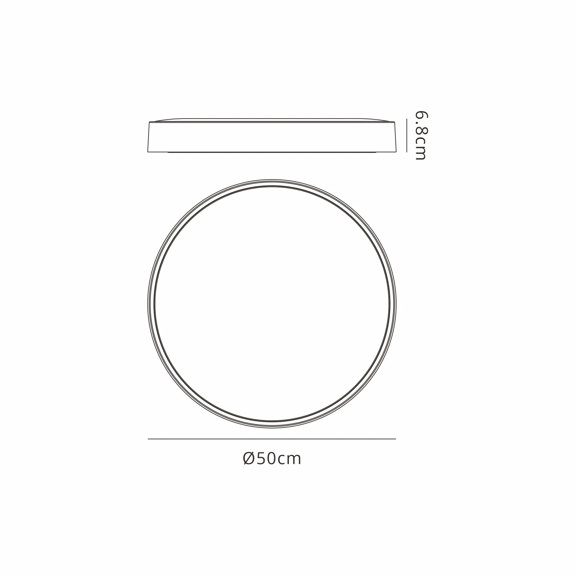 Cumbuco II LED Ceiling Light On Board CCT 3yrs Warranty- Various Colours & Sizes