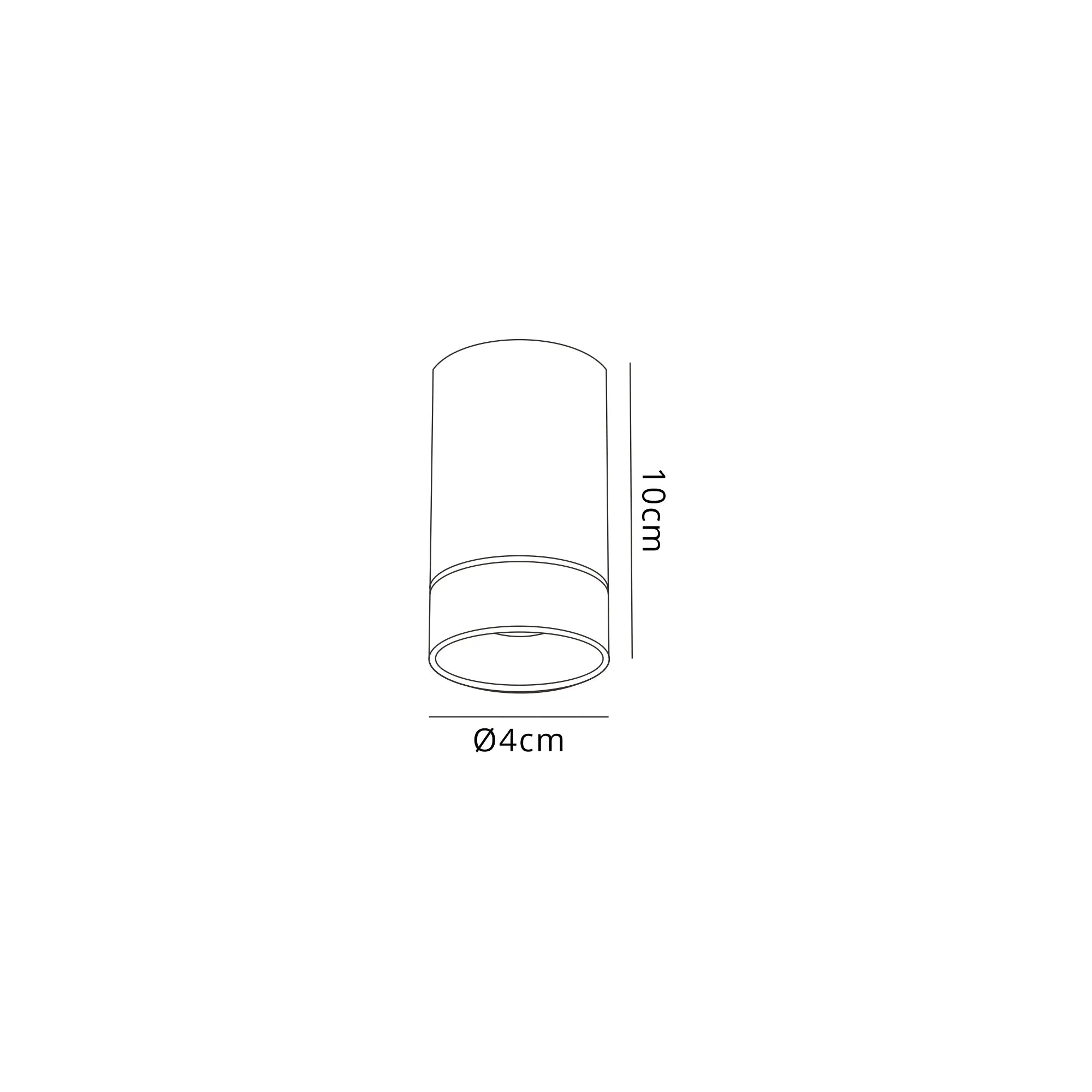 Split Spotlight, 1 Light  GU10- Various Sizes & Finishes