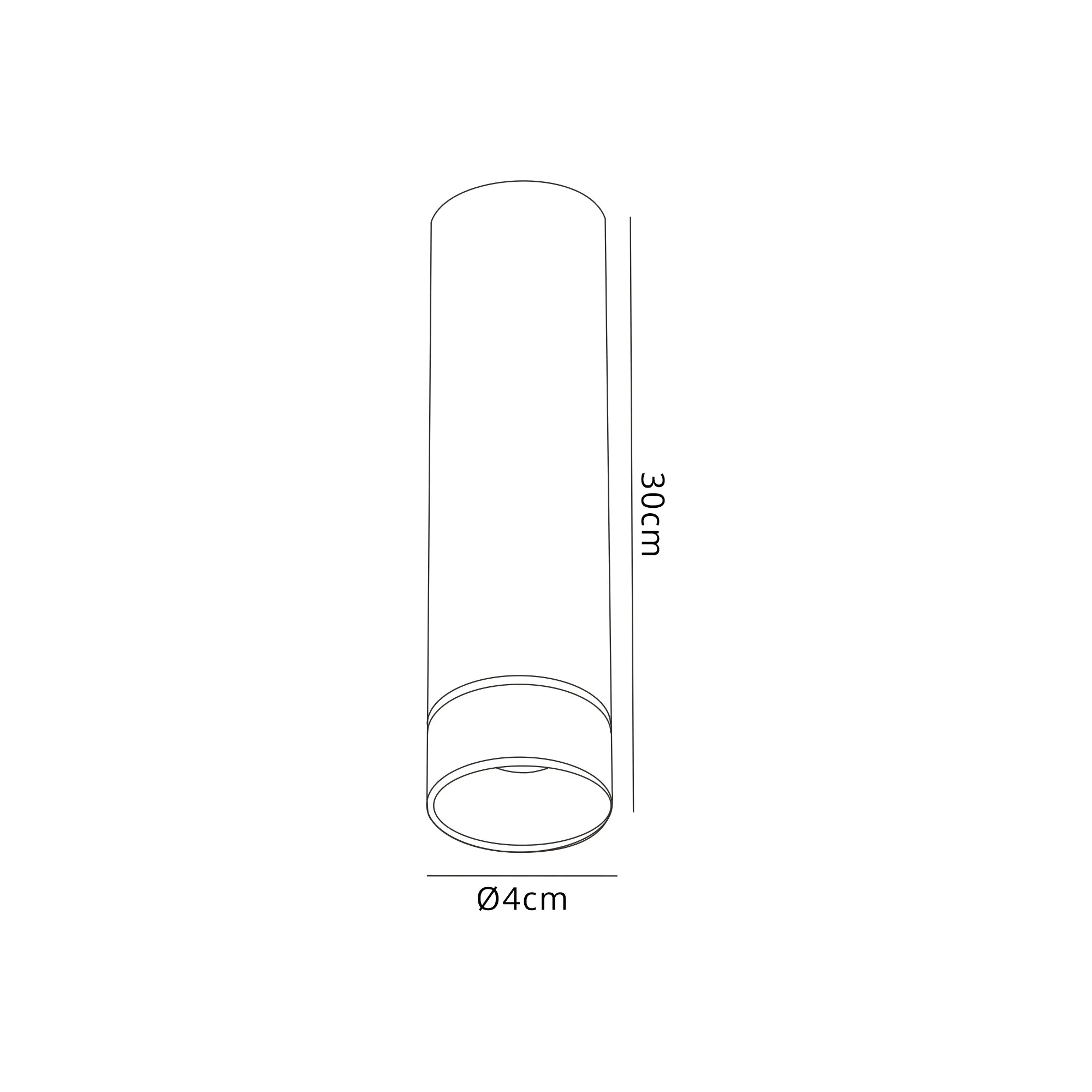 Split Spotlight, 1 Light  GU10- Various Sizes & Finishes
