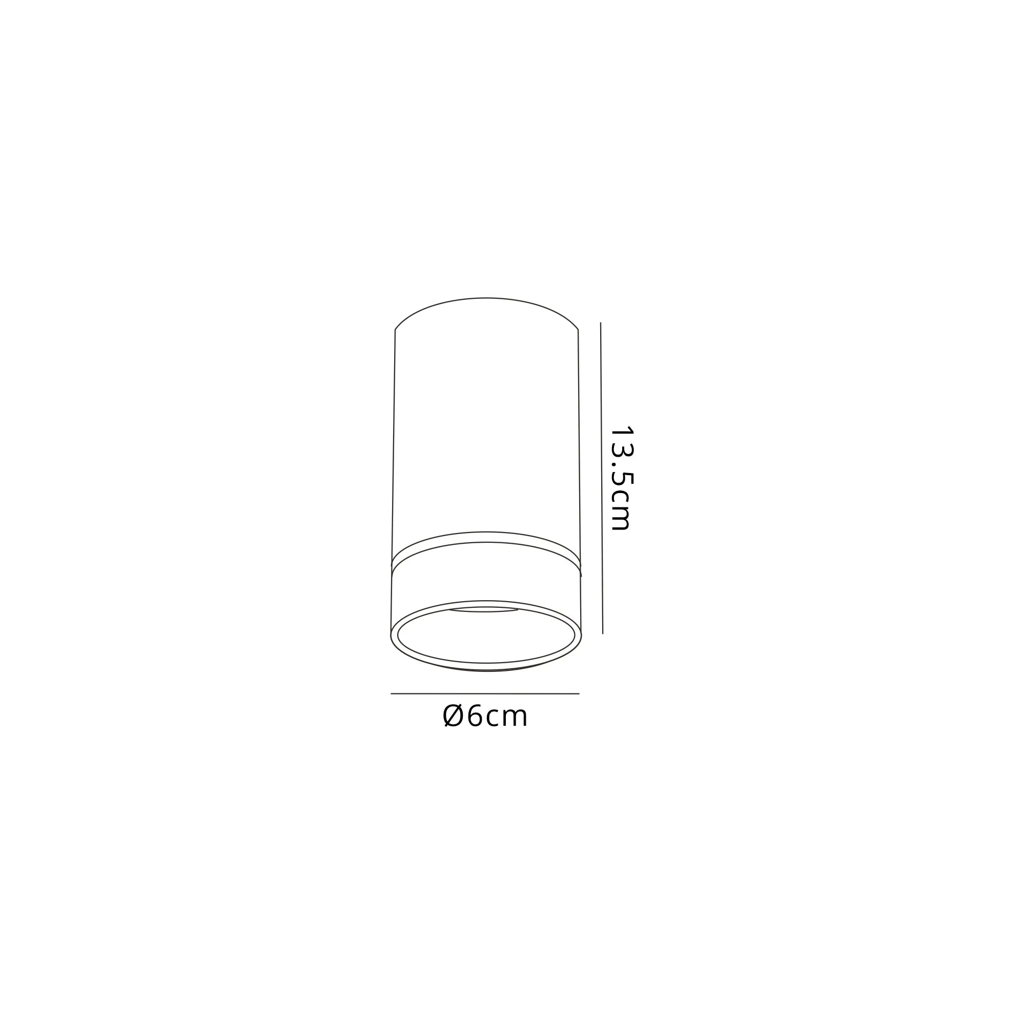 Split Spotlight, 1 Light  GU10- Various Sizes & Finishes