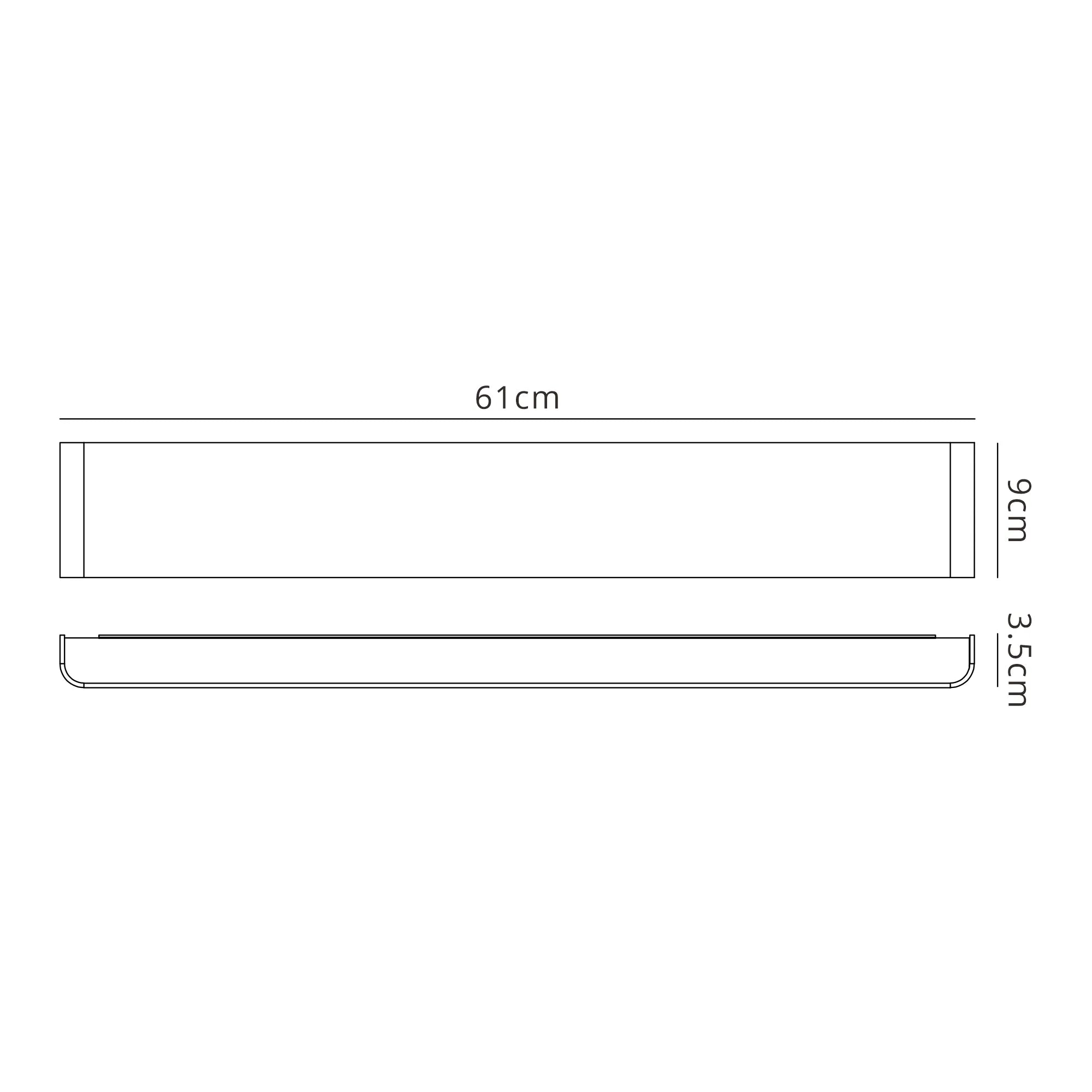 Egeo Linear Wall Lamp 3yrs Warranty- Various Finishes
