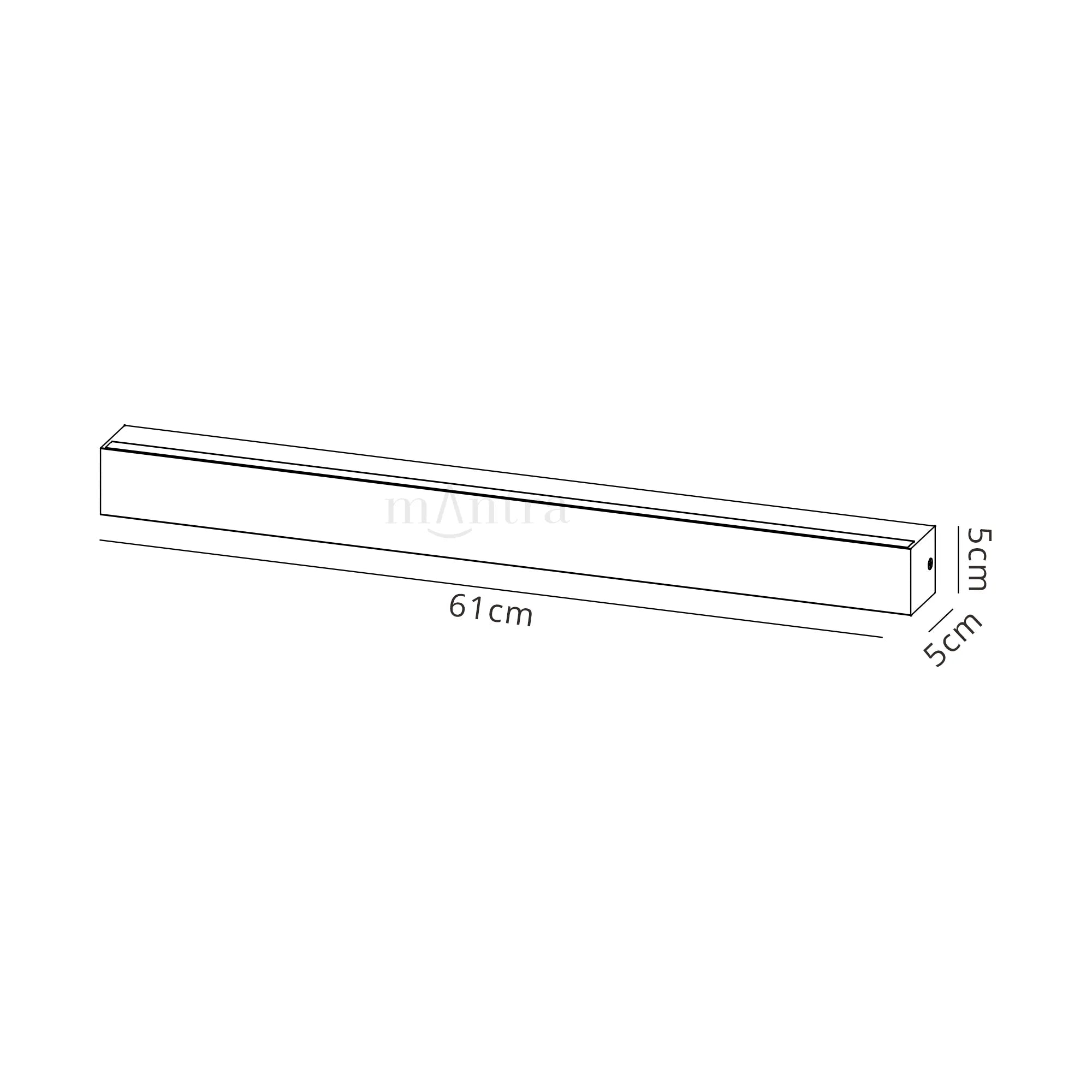 Elegance Small/ Large Linear Up & Down Wall Lamp 3yrs Warranty