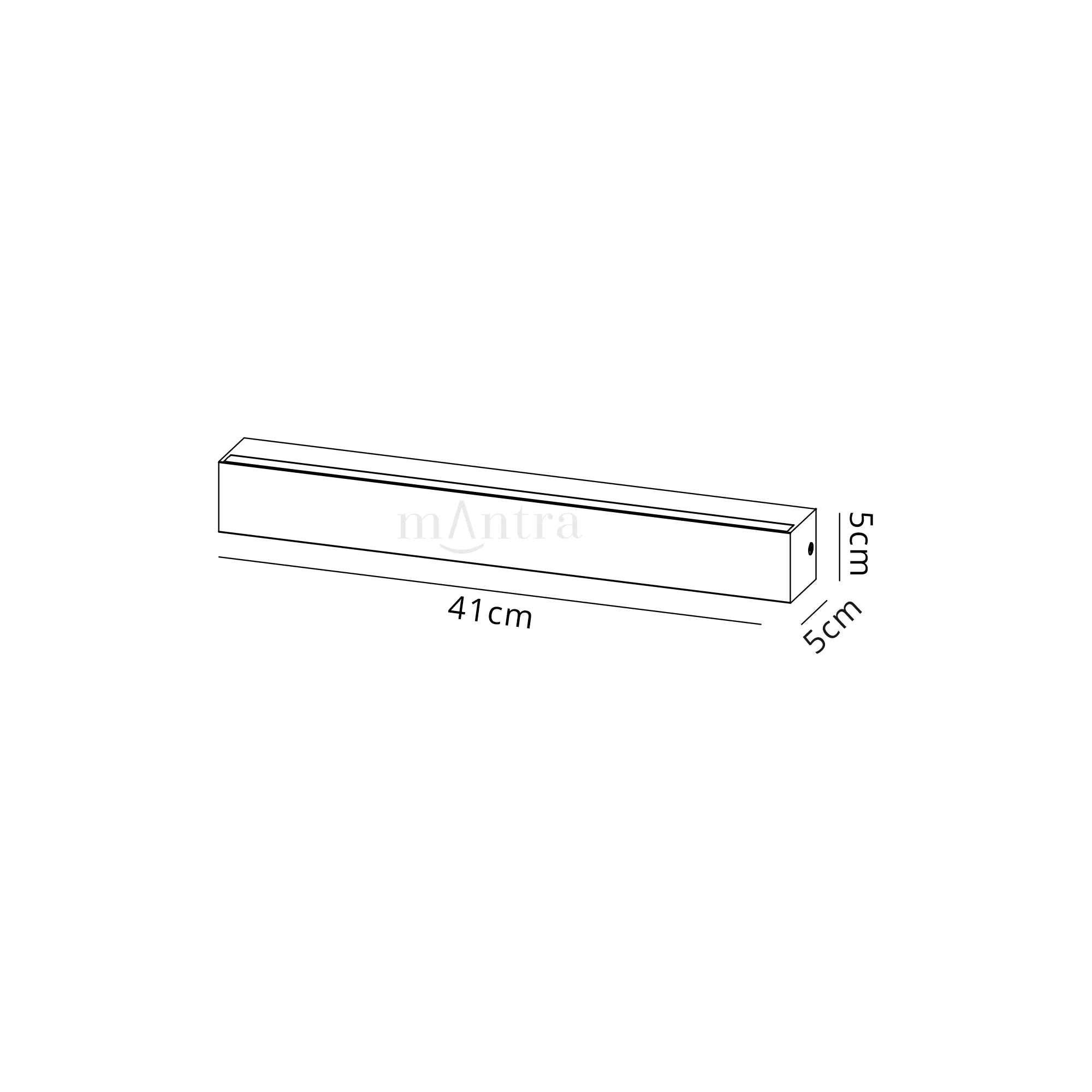 Elegance Small/ Large Linear Up & Down Wall Lamp 3yrs Warranty
