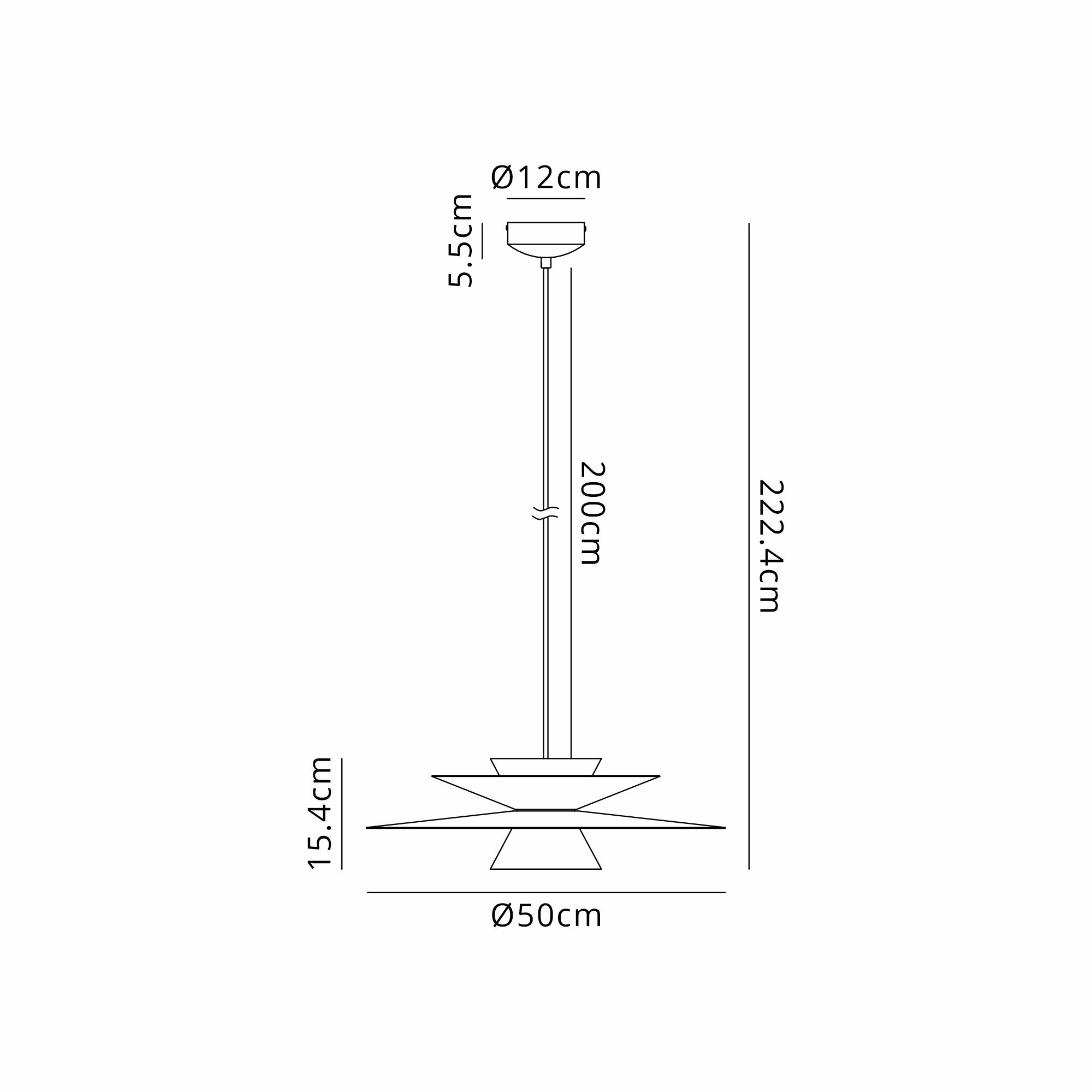 Estrella 12W LED Pendant- Various Finishes