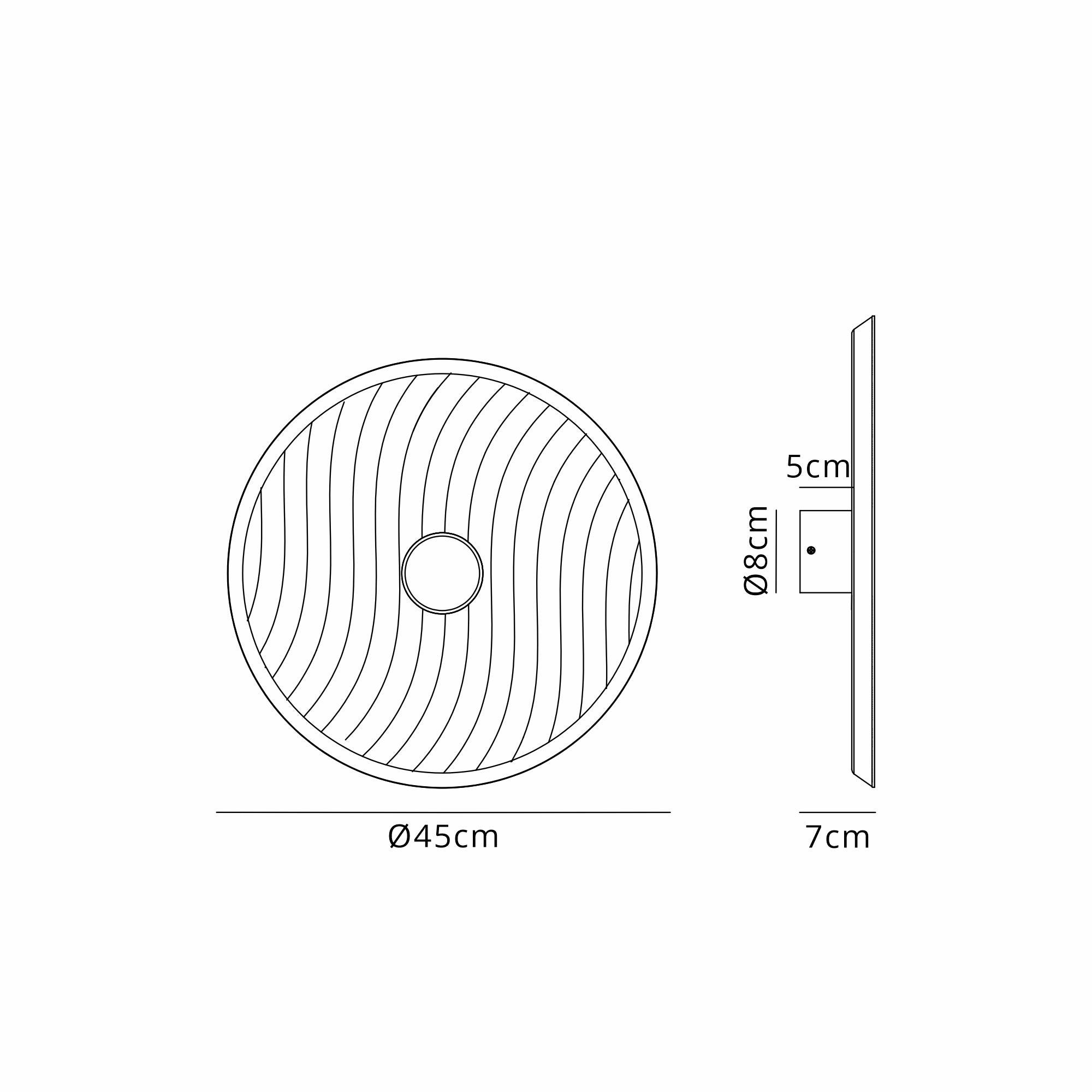 Acustic 5W LED Wall Light- Various Finishes