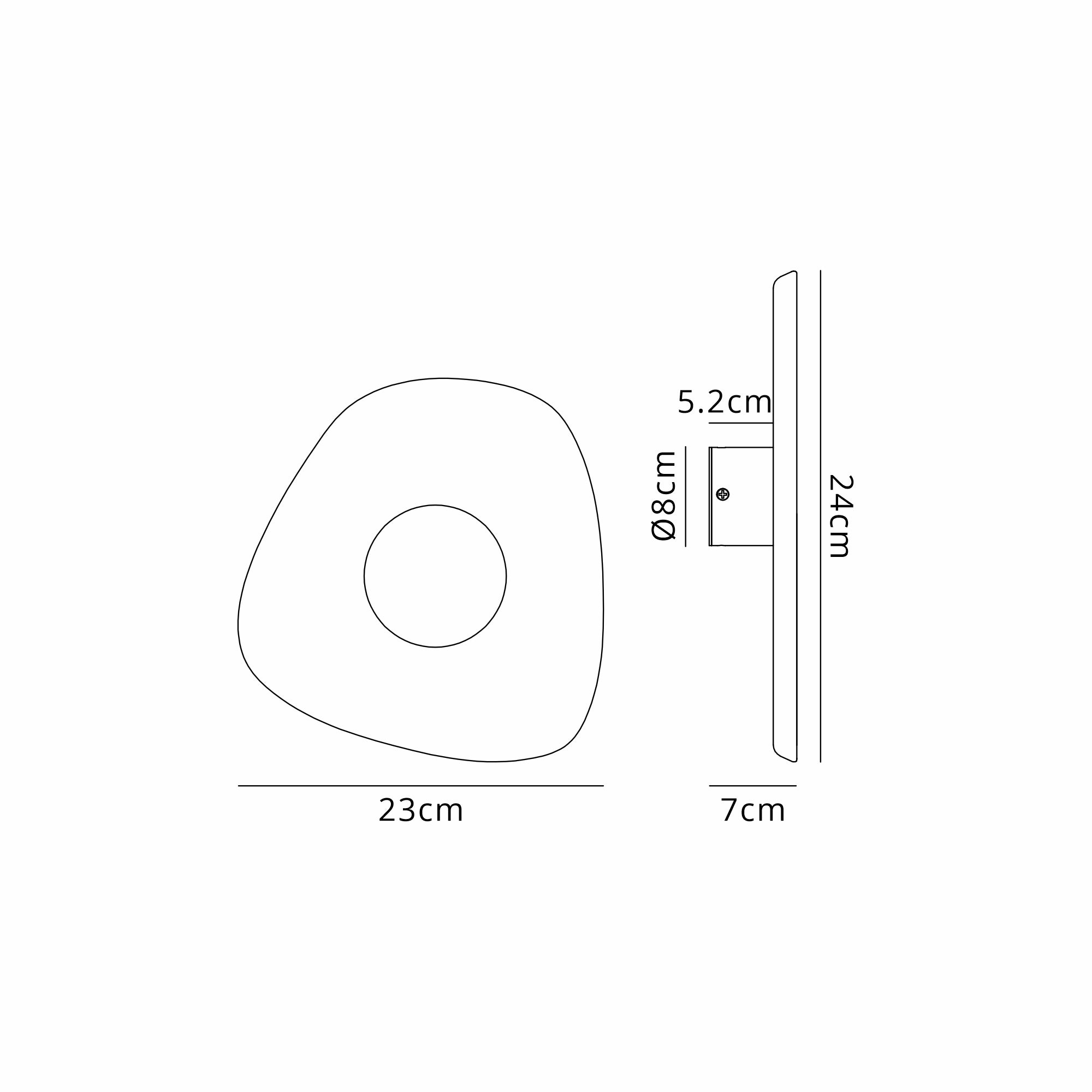 Acustic 5W LED Wall Light- Various Finishes