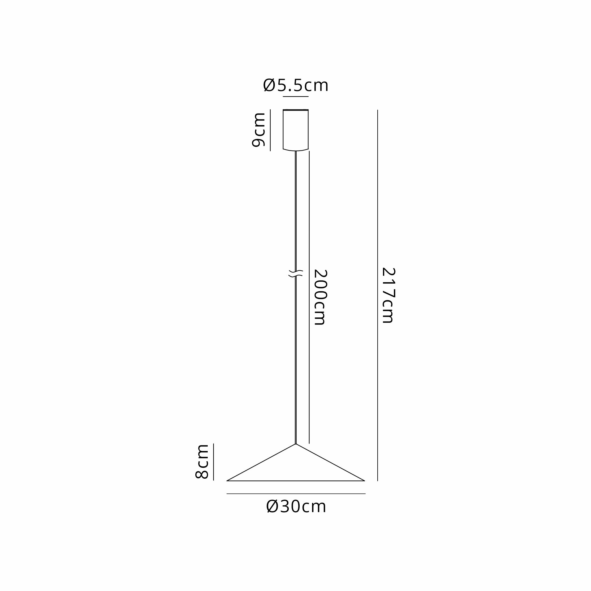Cono 10W LED Pendant- Various Sizes & Finishes