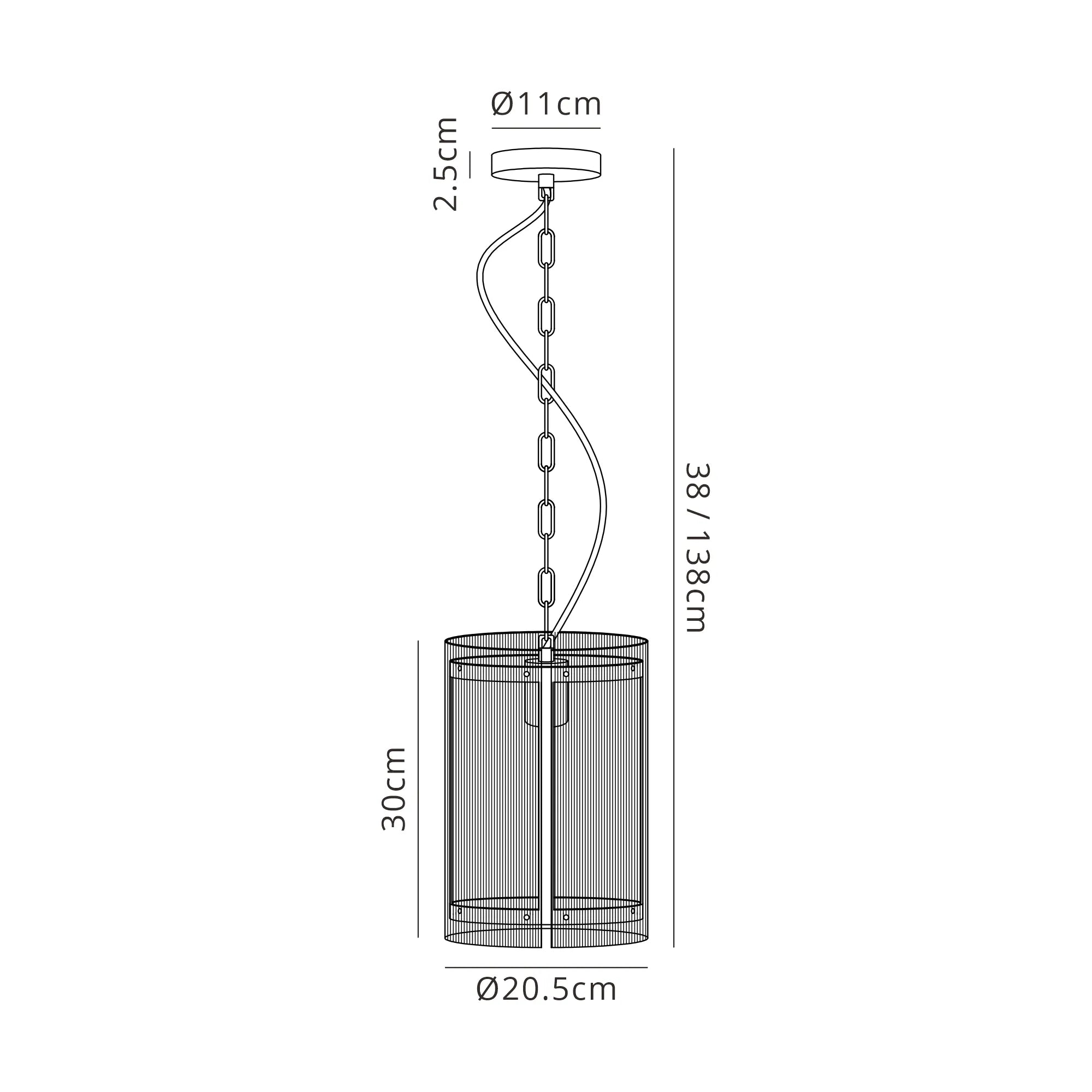 Portland 1Lt Pendant - Various Styles