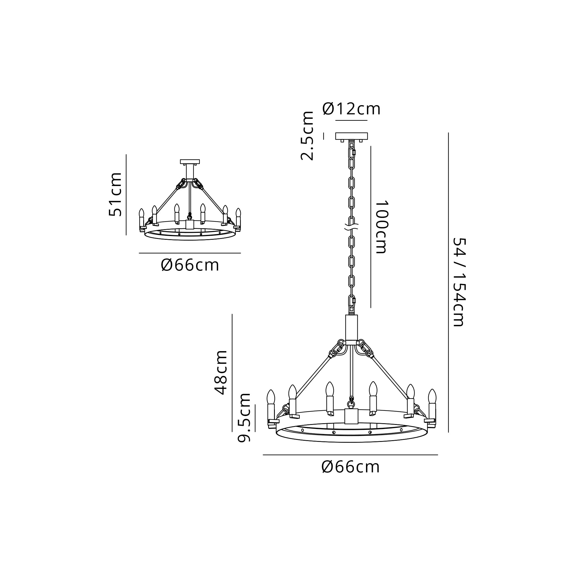 Blare 12/18Lt Ceiling Light - Various Finishes