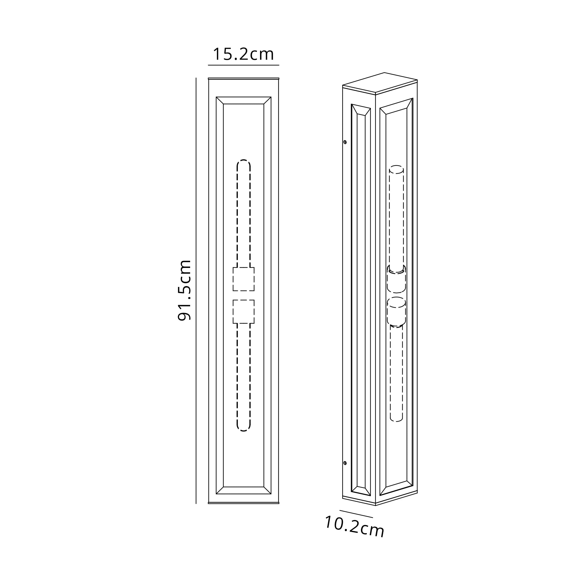 Vejle Flush Wall Lamp, 1 x E27, IP54, 2yrs Warranty